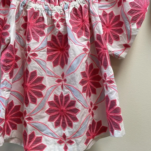 New Women’s Maeve Embroidered Off-The-Shoulder Blouse By Anthropologie!!🔥🔥🔥 - Picture 12 of 15